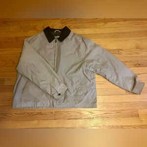 Vintage Oversized Barn Jacket with Removable Fleece-Lined Insert